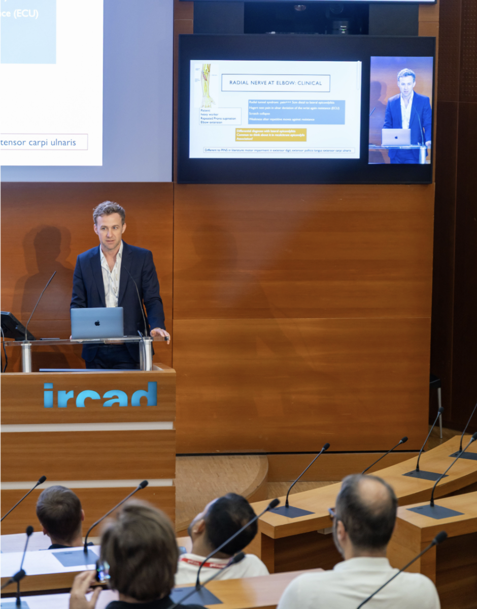 Innovation en chirurgie de l'épaule - formation IRCAD